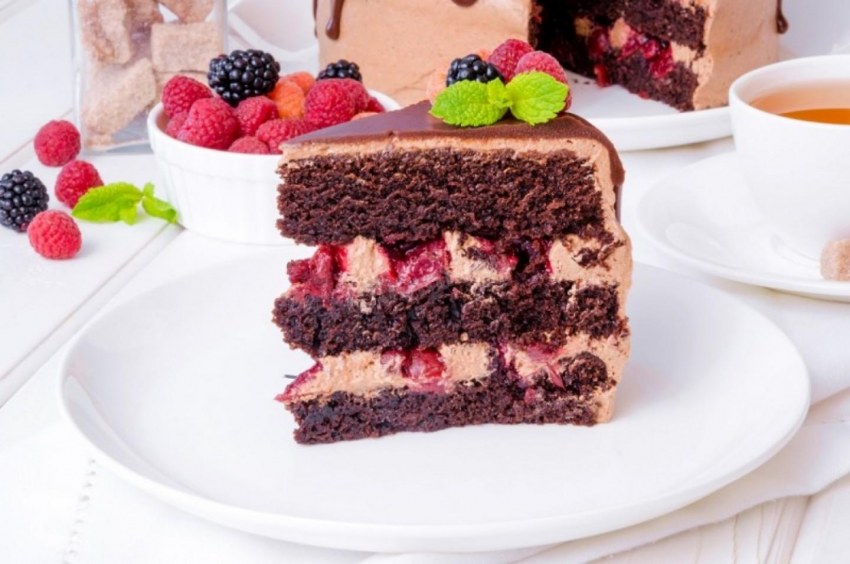 Шварцвальдский вишневый торт Schwarzwälder Kirschtorte