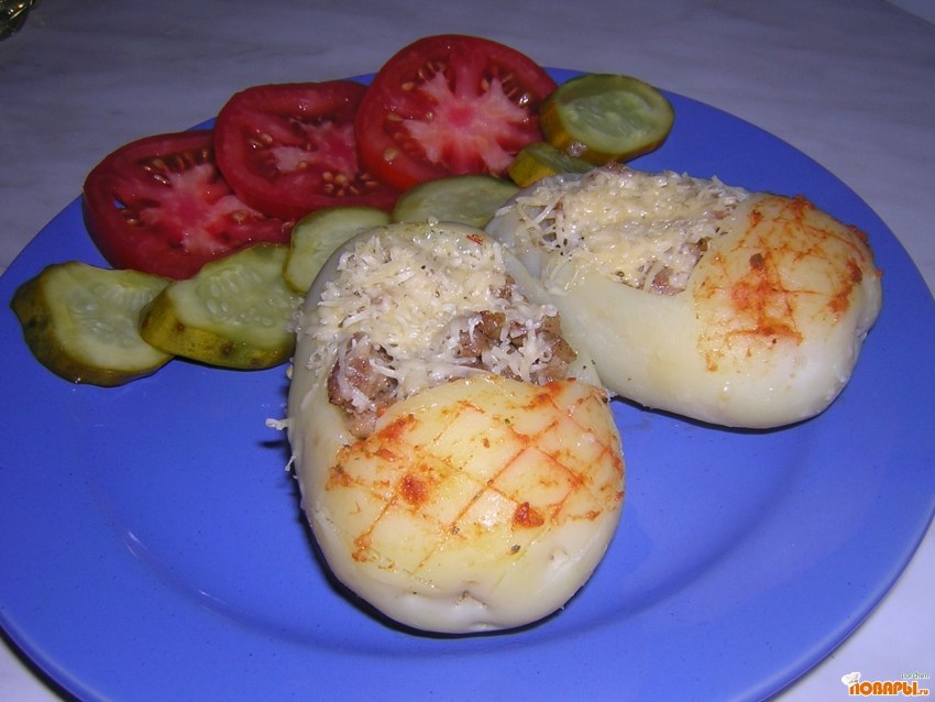 Горячая закуска "лапти"