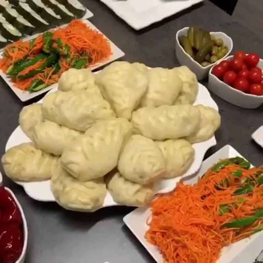 Корейские паровые пирожки пигоди