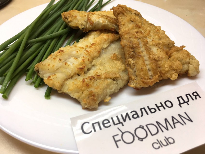 Минтай жареный