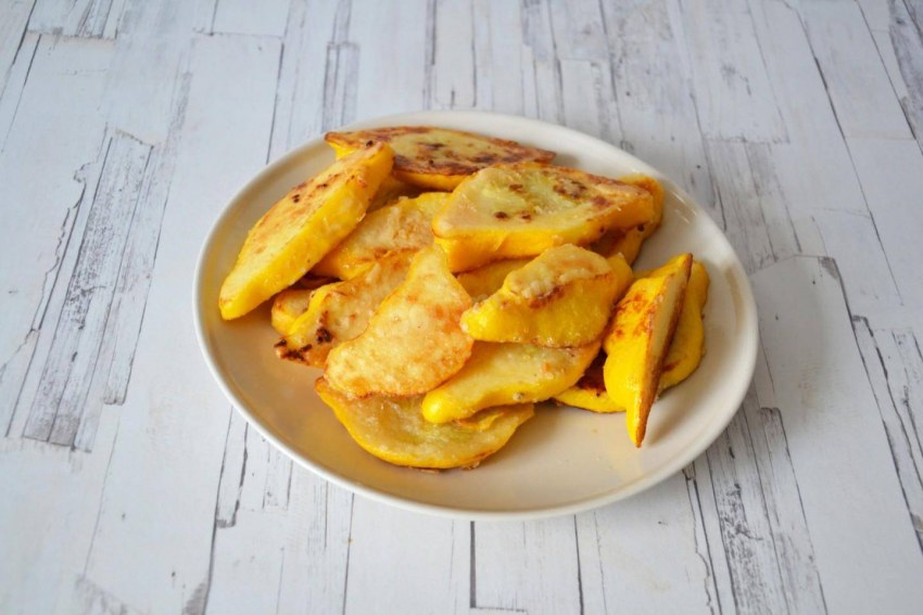 Жареные патиссоны