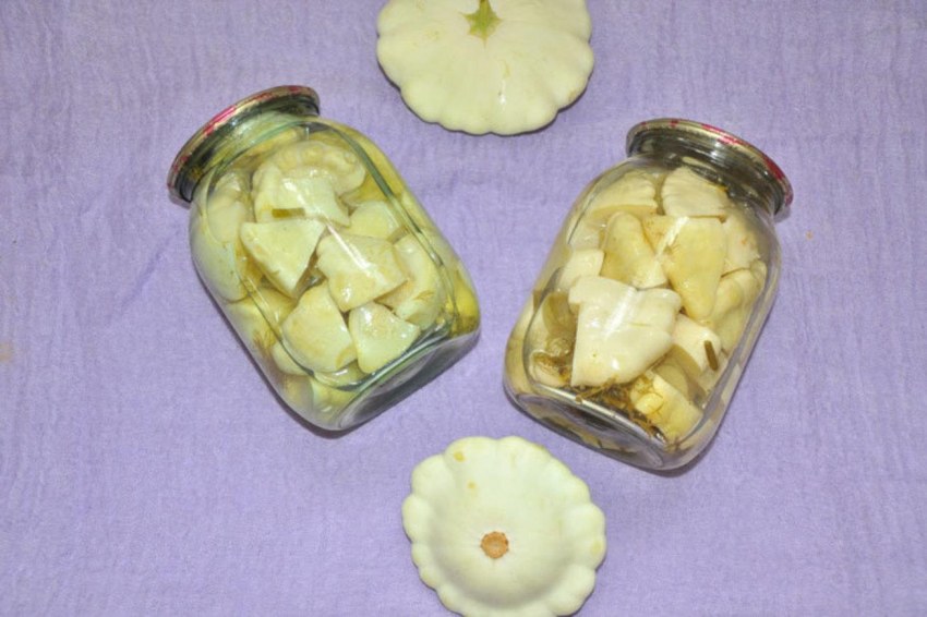 Закуски из патиссонов