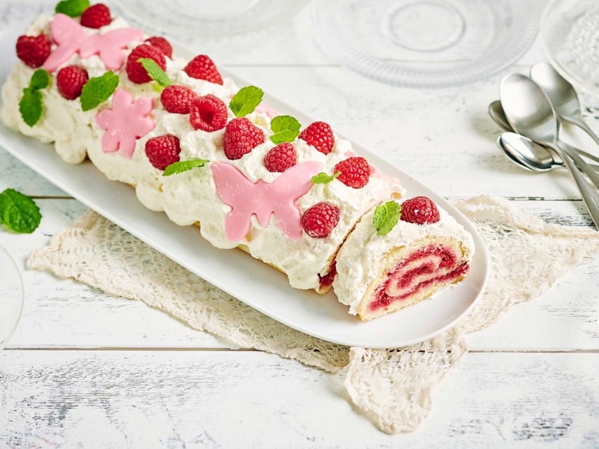 Меренговый рулет домашний