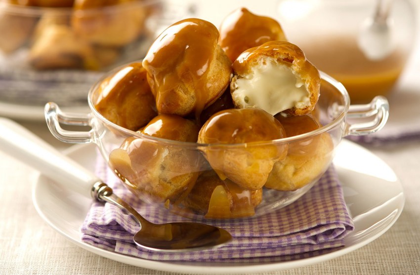 Профитроли с сырной начинкой