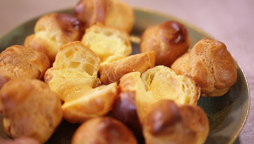 Французская кухня профитроли