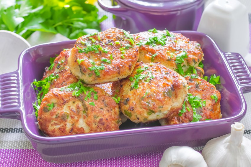 Рыбные котлеты в духовке