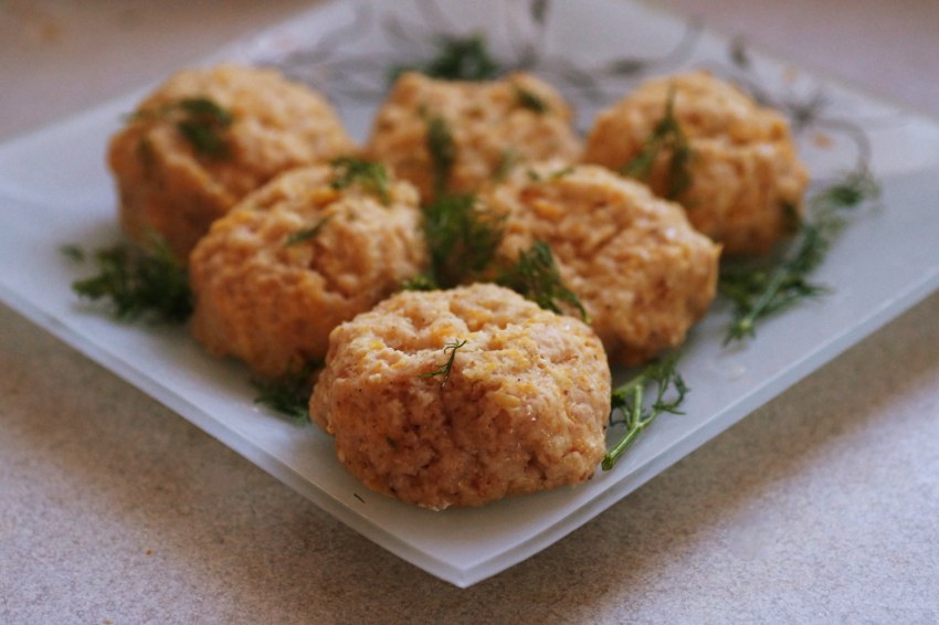 Куриные котлеты с тыквой на пару