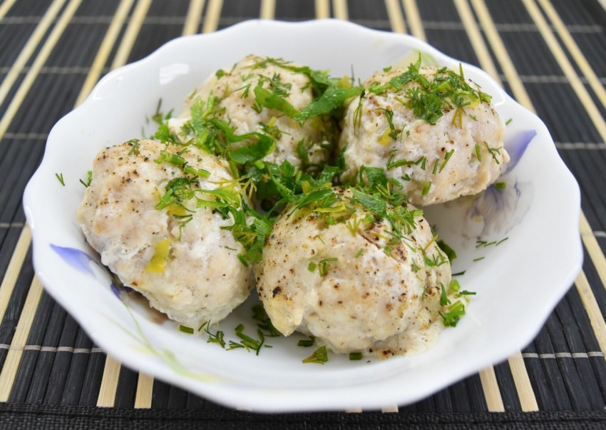 Кнели куриные паровые