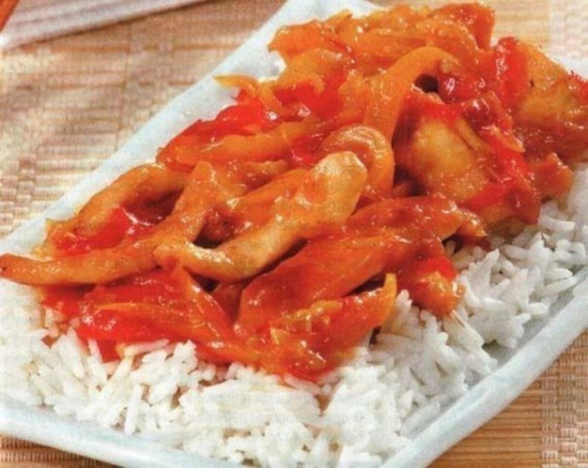 Говядина по-тайски с овощами