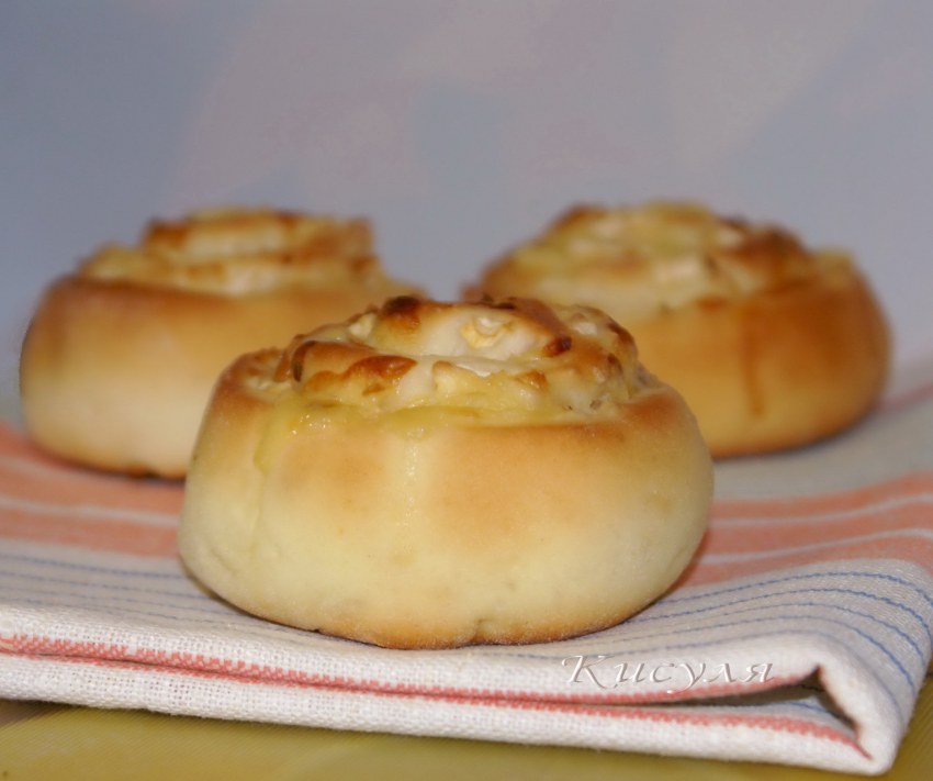 Ватрушка с яблоками