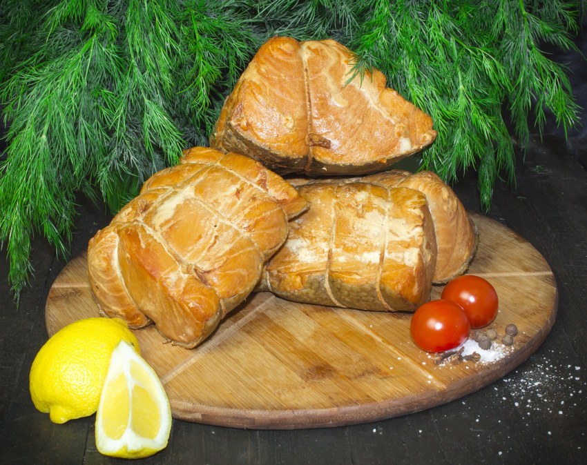 Палтус холодного копчения