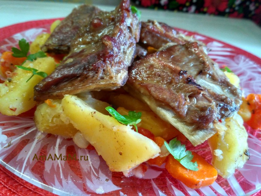 Жаркое с ребрышками