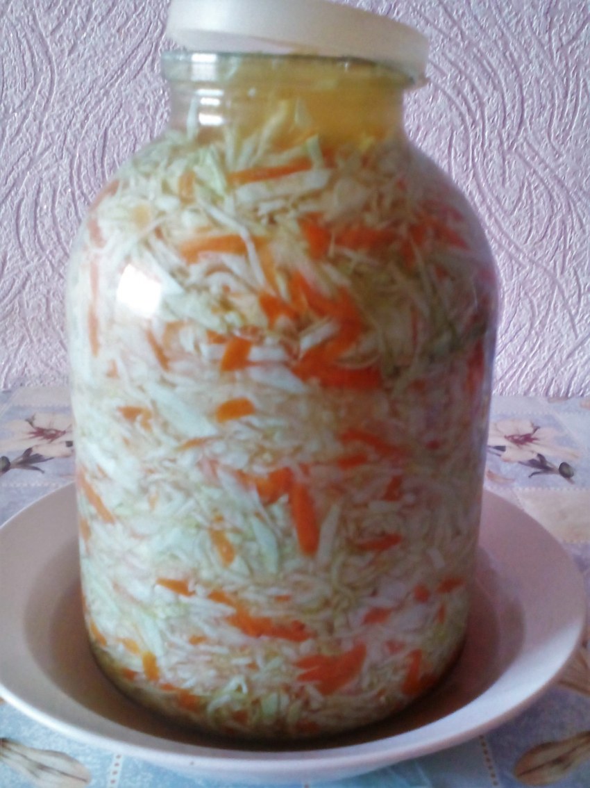Квашеная капуста домашняя