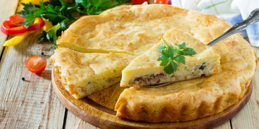 Аппетитный пирог с мясом