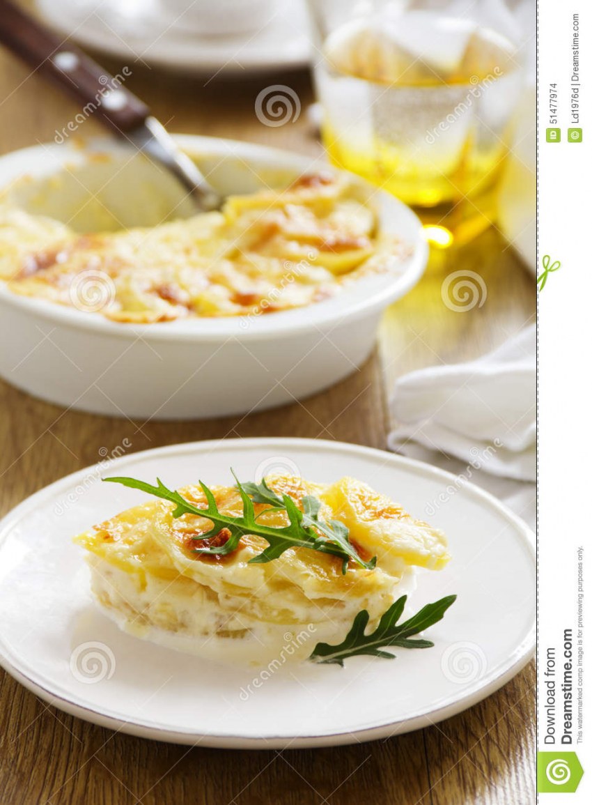 Картофельный гратен