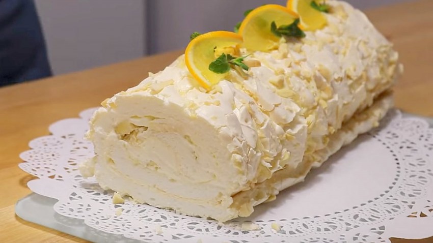 Меренговый рулет Павлова