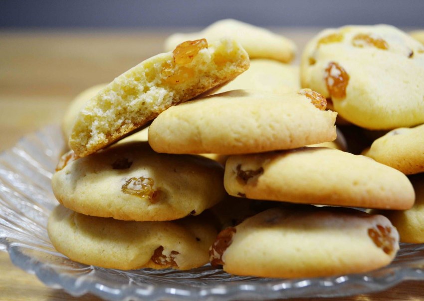 Творожное печенье с грецким орехом