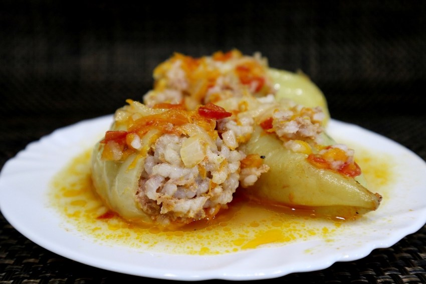 Фаршированные перцы с рисом