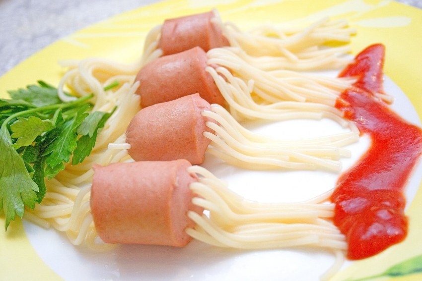 Паста с осьминожками