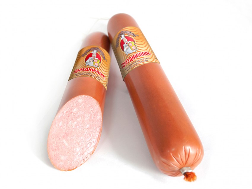 Колбаса копченая деревенская