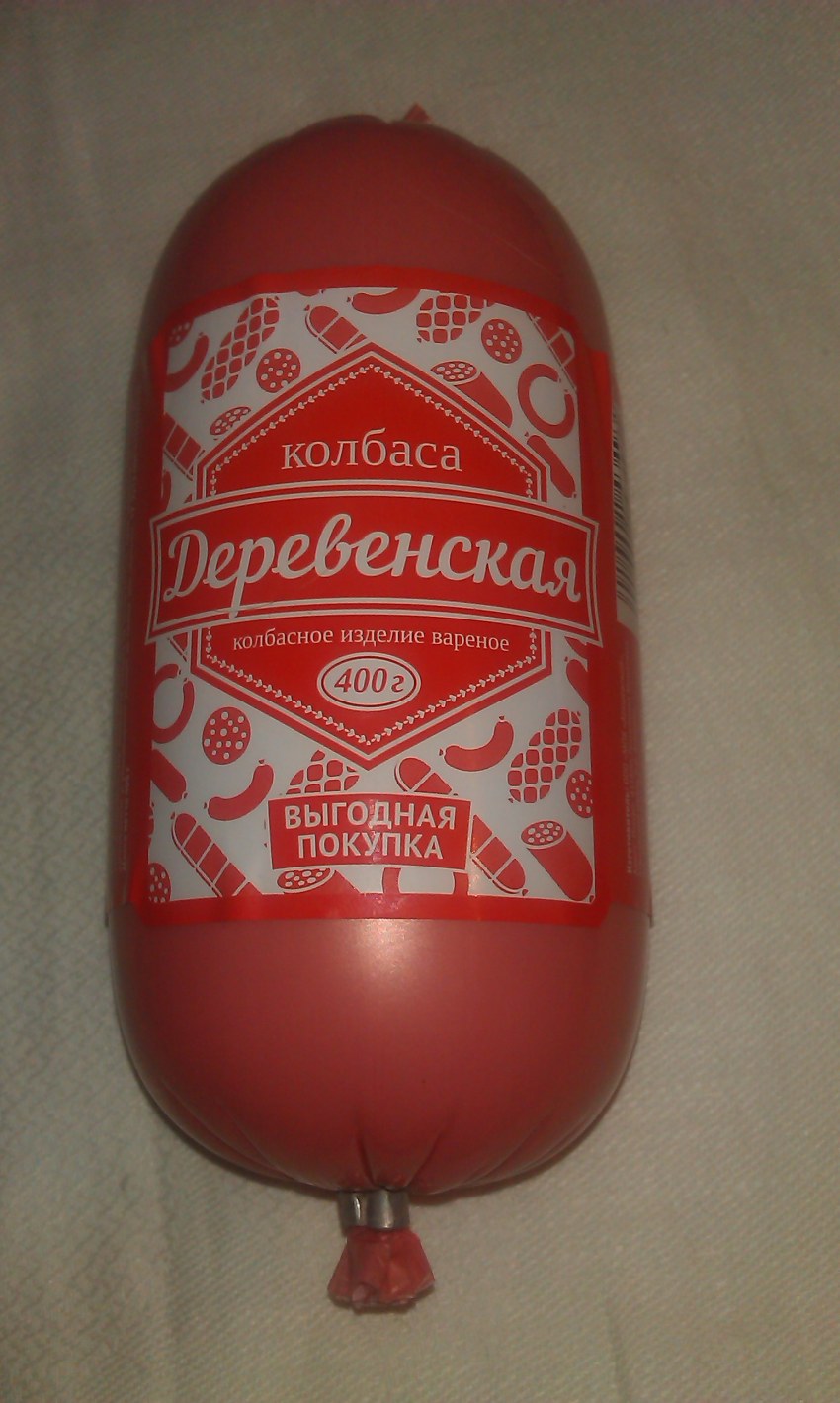 Колбаса сырокопченая деревенская