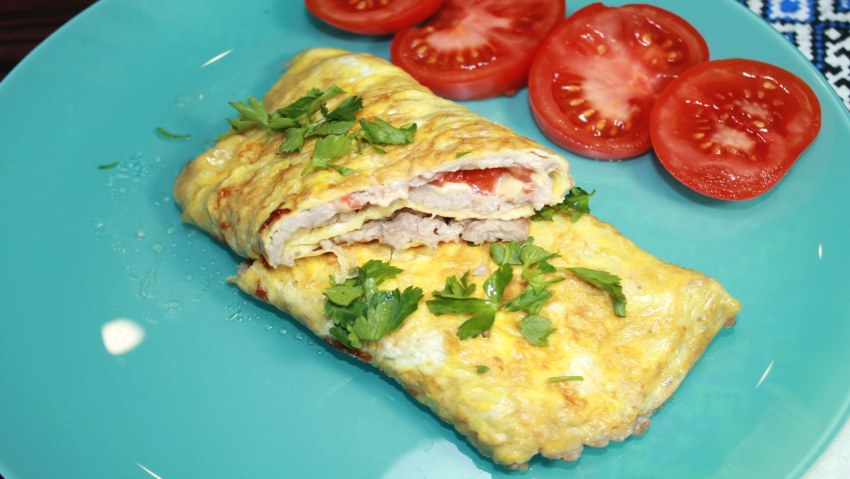 Бризоль с овощами