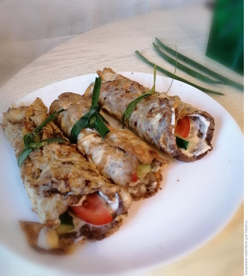 Картофельные бризоли с грибами и курицей