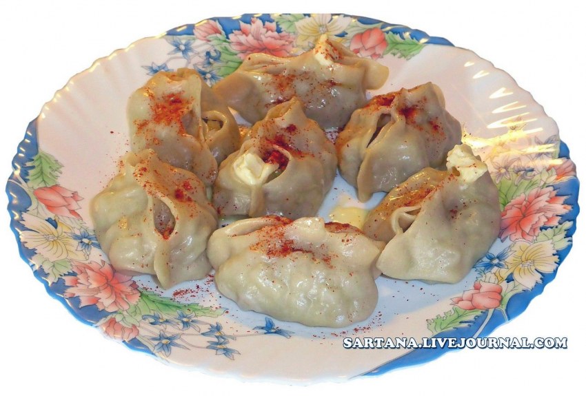Манты с рубленным мясом