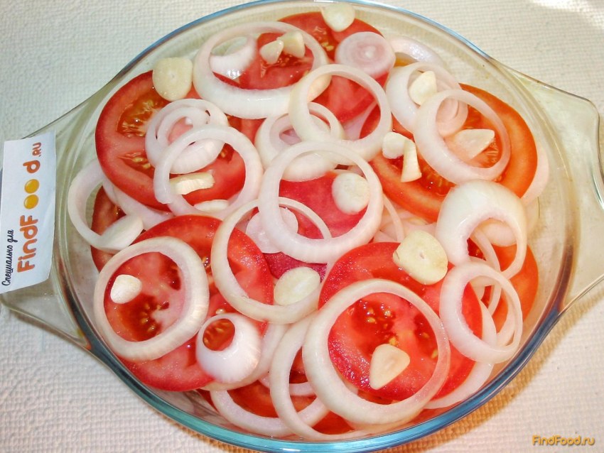 Помидоры с луком закуска