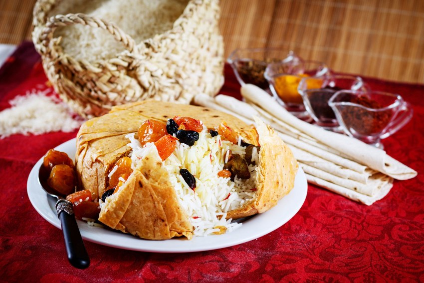 Азербайджанская кухня Шах плов