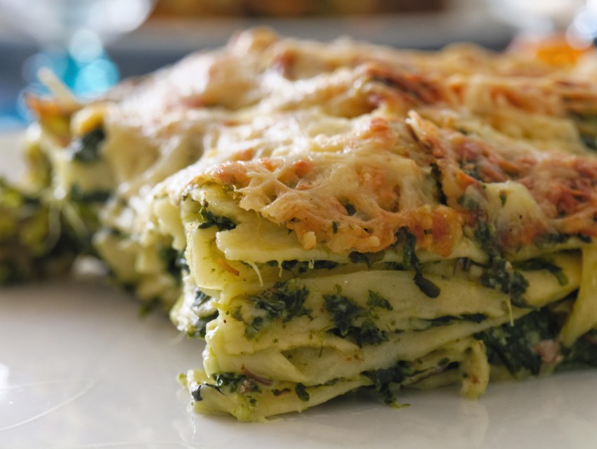 Лазанья с сыром
