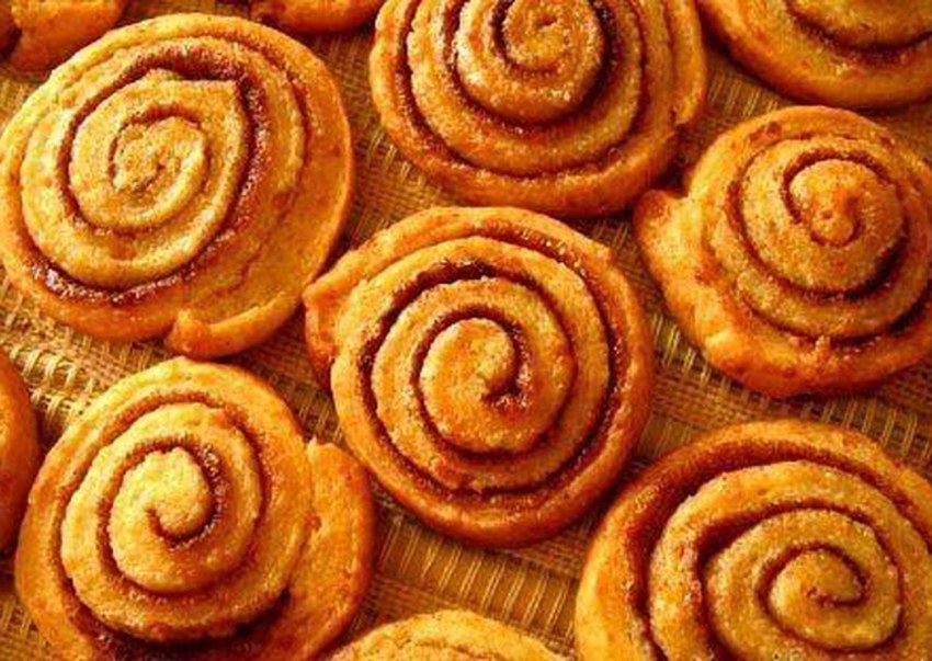 Песочное печенье с корицей