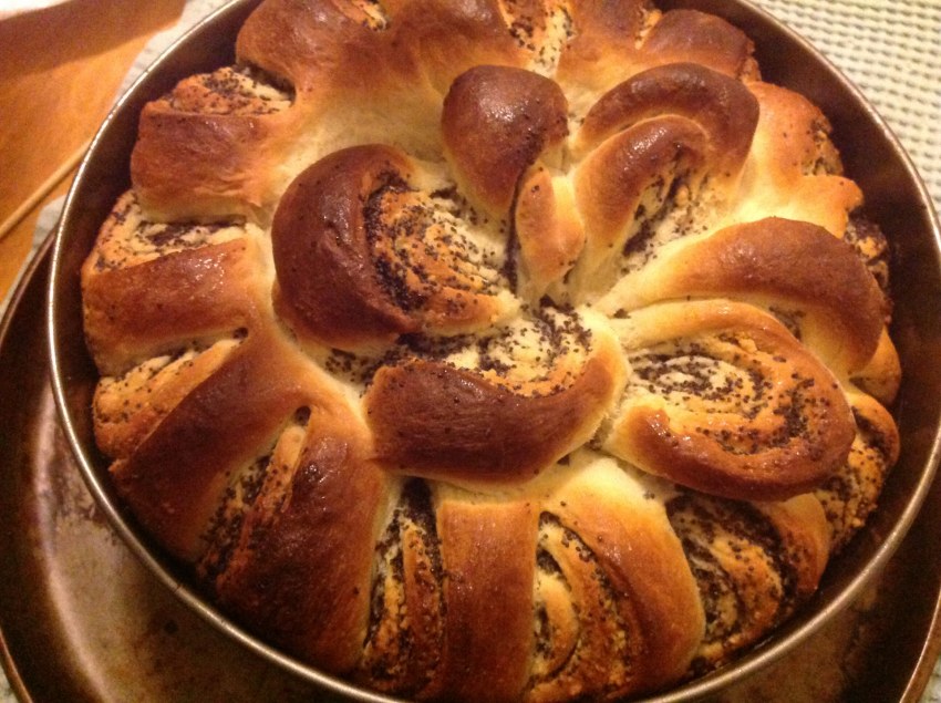 Домашние булочки с маком