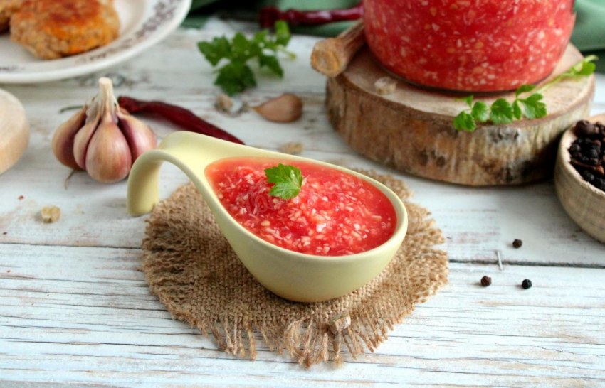 Аджика домашняя с хреном