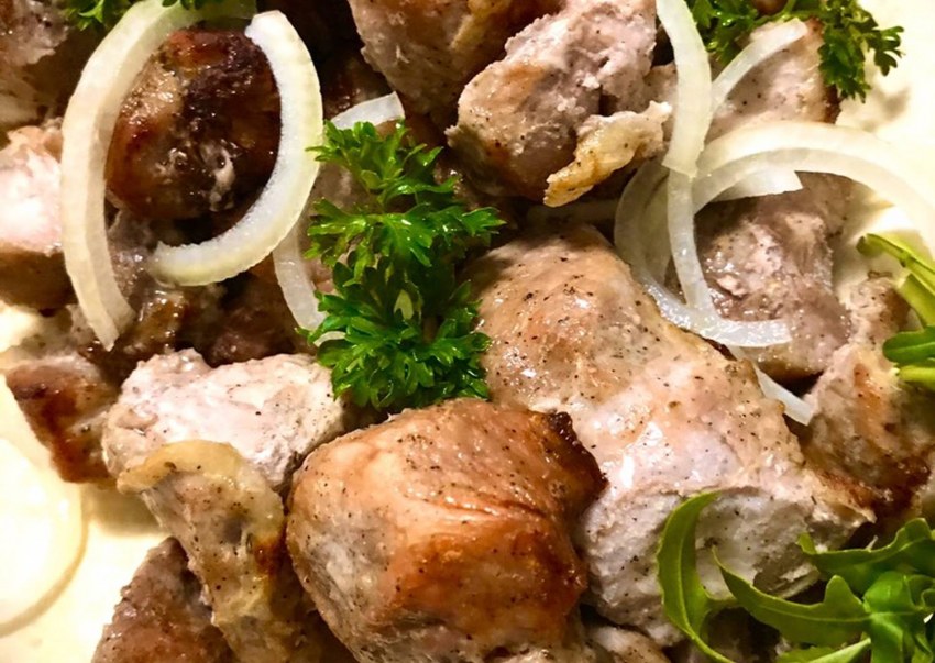 Маринованный шашлык из свинины