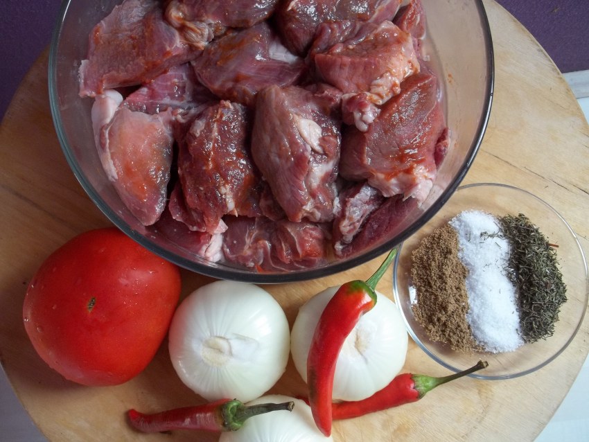 Маринованный мясо