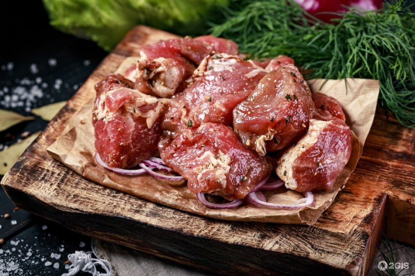 Маринованное мясо для шашлыка