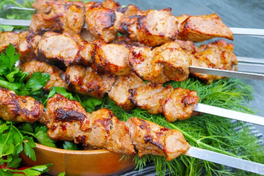 Мясо в маринаде для шашлыка