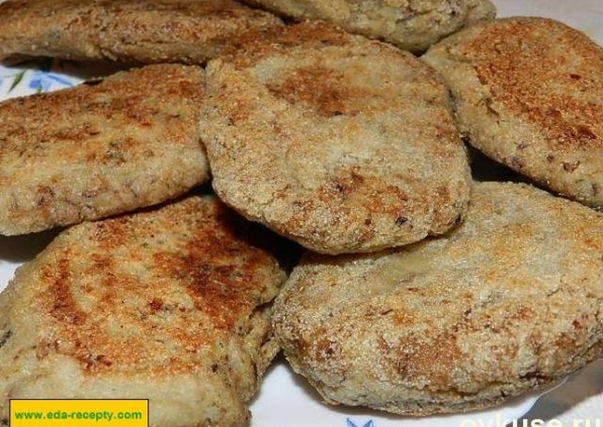 Котлеты постные из консервы