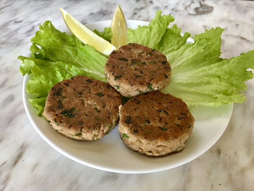 Котлеты из индейки с овощами