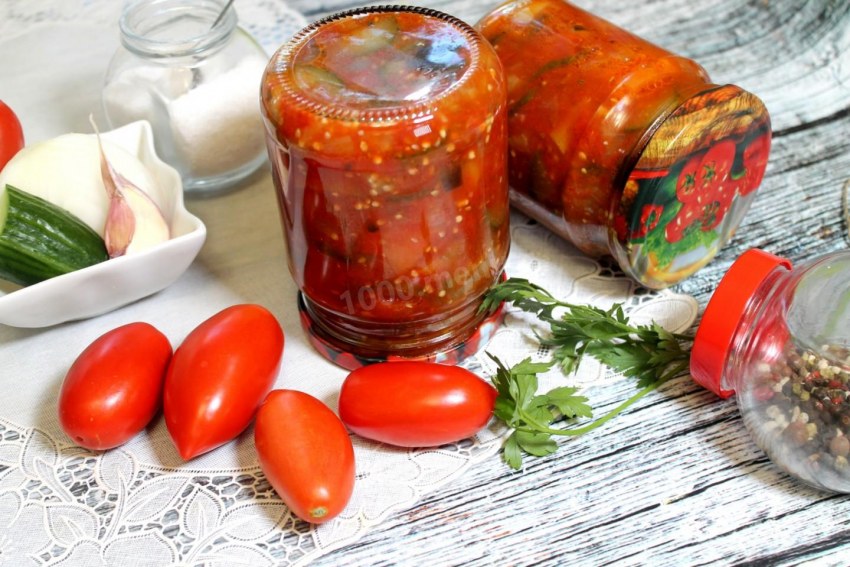 Баклажаны с помидорами и сыром