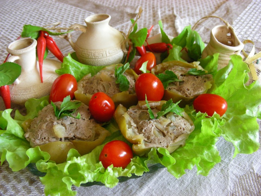 Закуска печень птицы