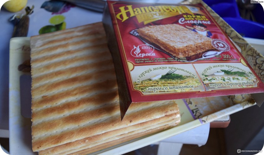 Коржи для Наполеона