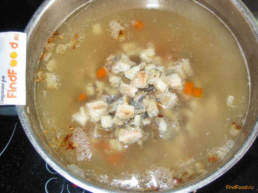 Рыбный суп с перловкой