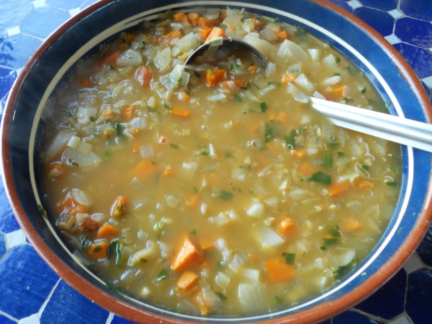 Куриный суп с перловкой