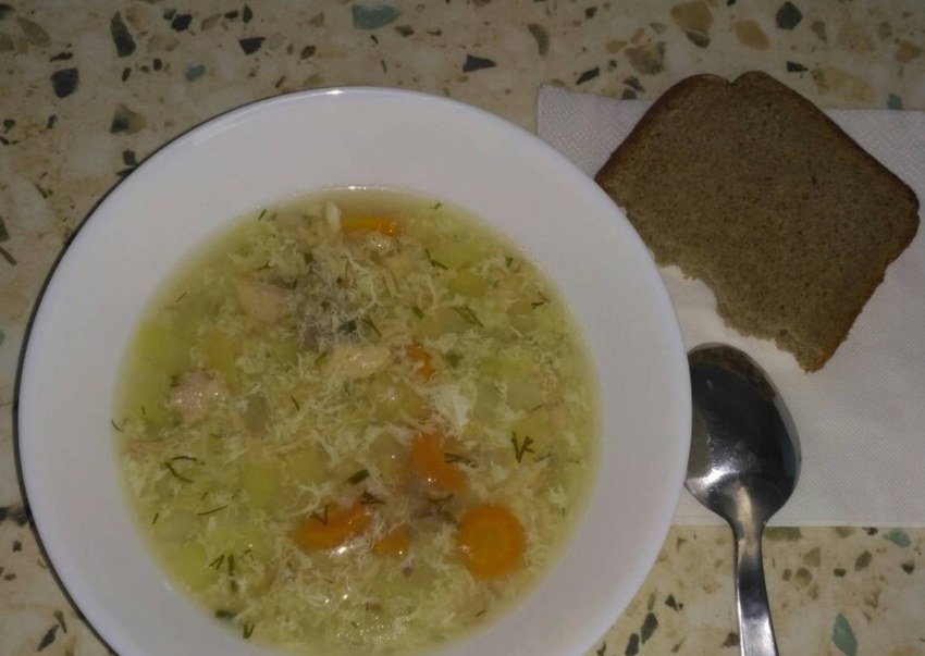 Суп из консервы горбуши