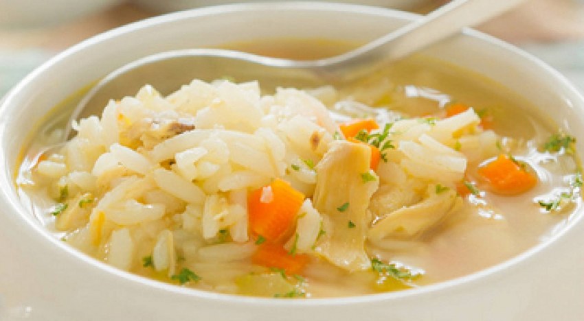 Куриный суп с рисом