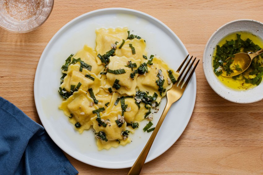 Ravioli with Duck