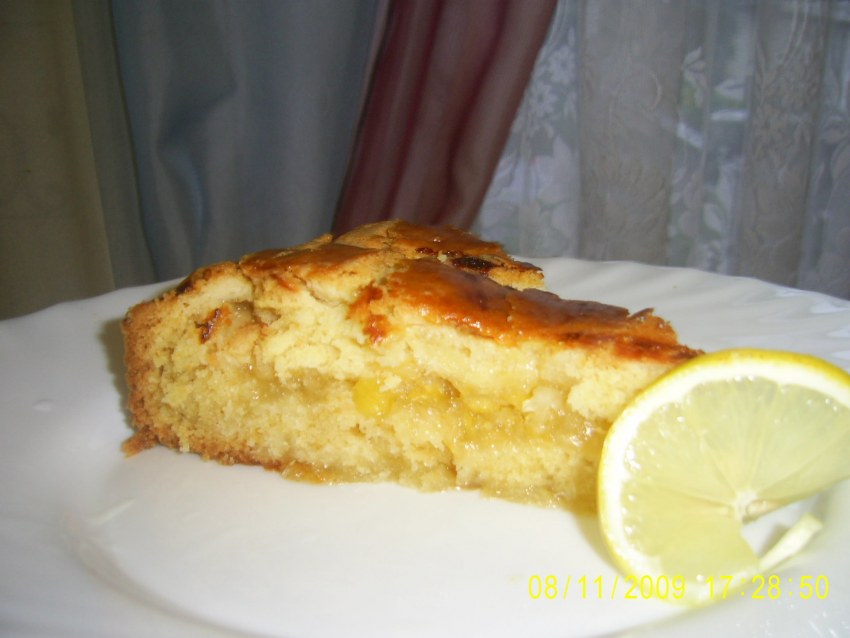 Пирог лимонник открытый