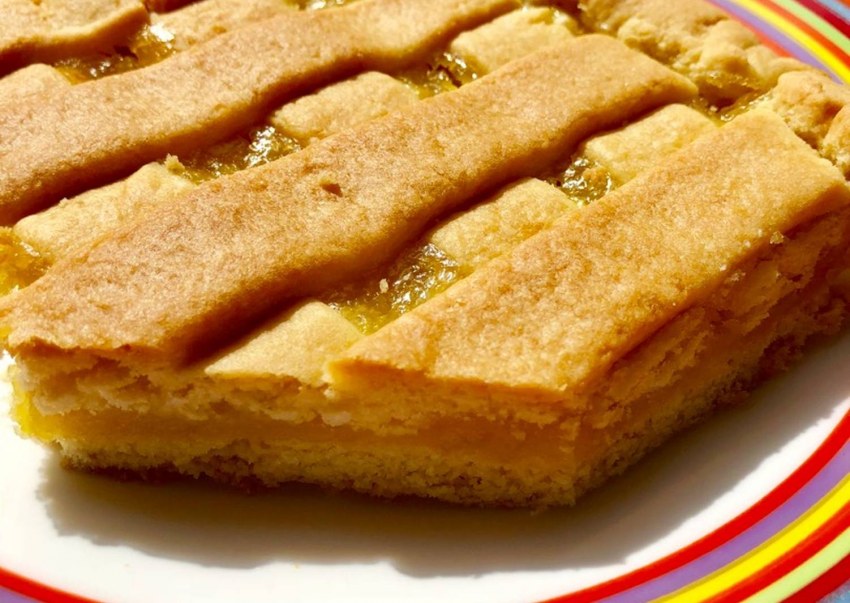 Заливной лимонный пирог